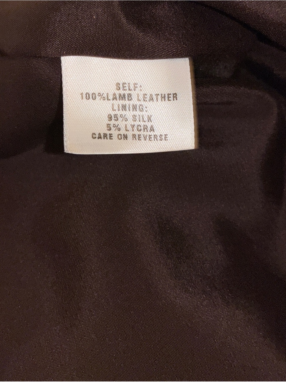 Like NEW Vintage ST. JOHN Lamb Leather Gold Studded Brown Double Front Button 12 - Picture 8 of 10